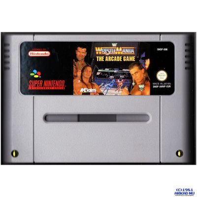 WWF WRESTLEMANIA THE ARCADE GAME SNES