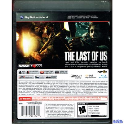 THE LAST OF US PS3 NTSC USA