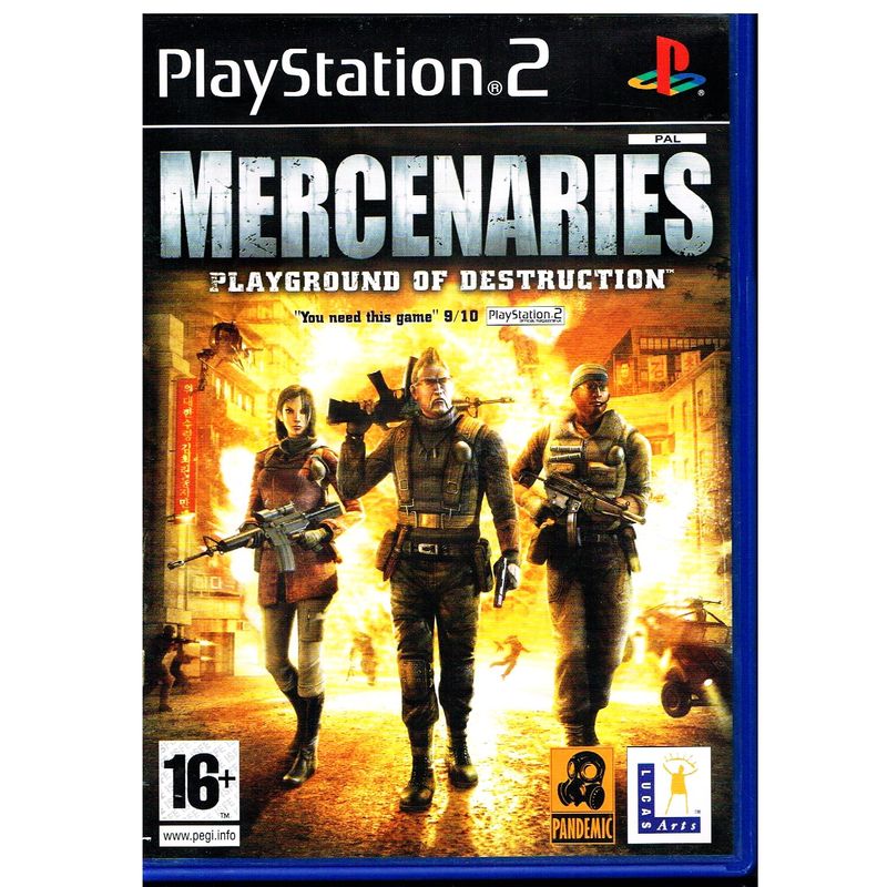 MERCENARIES PLAYGROUND OF DESTRUCTION PS2