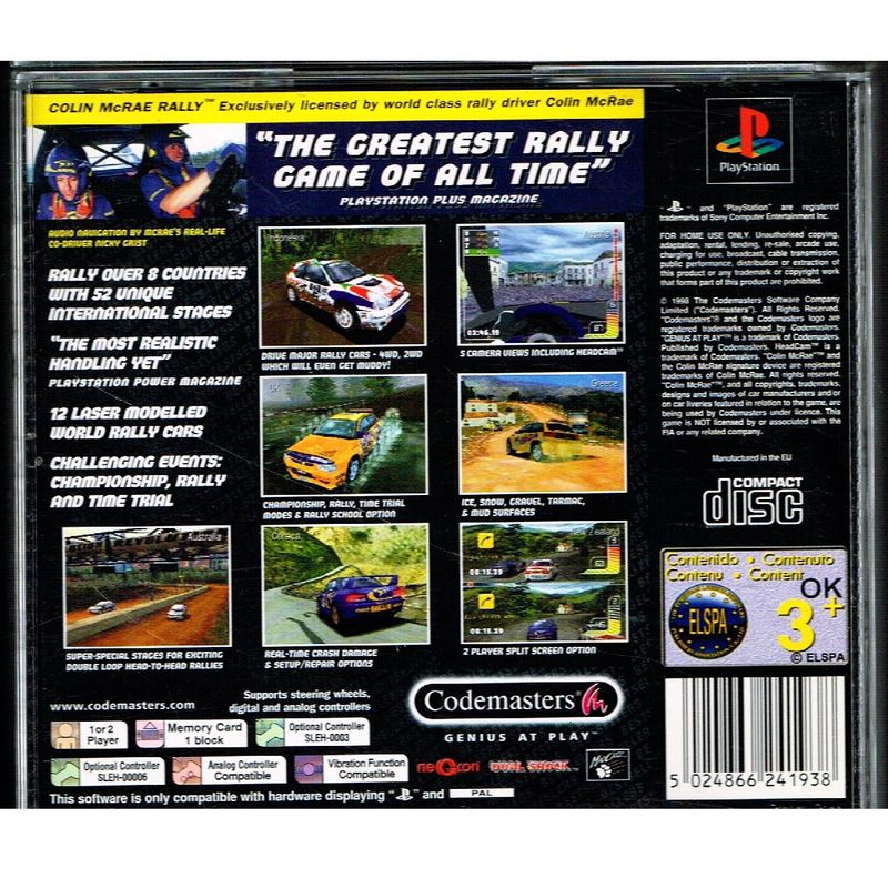 COLIN MCRAE RALLY PS1