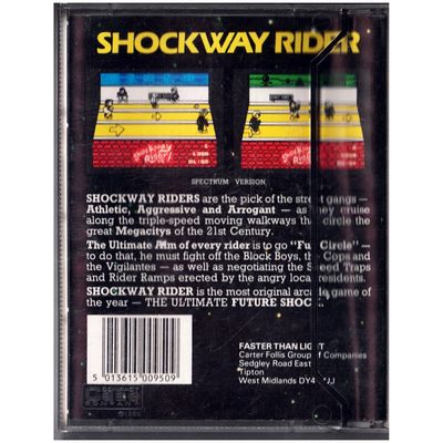 SHOCKWAY RIDER C64 KASSETT