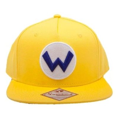 NINTENDO WARIO LOGO SNAPBACK KEPS