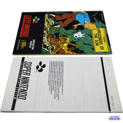 TINTIN PRISONERS OF THE SUN SNES