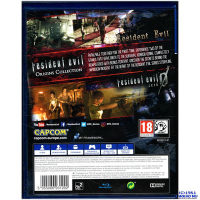 RESIDENT EVIL ORIGINS COLLECTION PS4