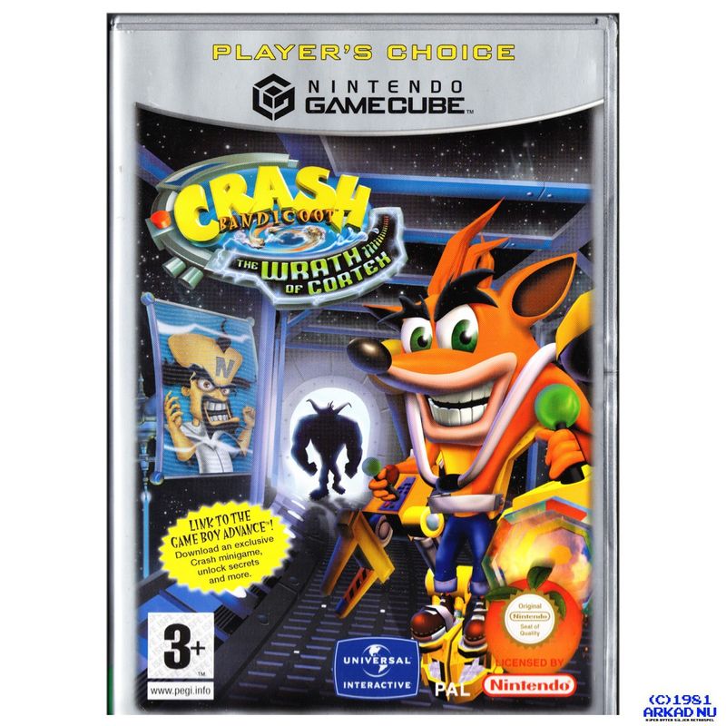 CRASH BANDICOOT THE WRATH OF CORTEX GAMECUBE