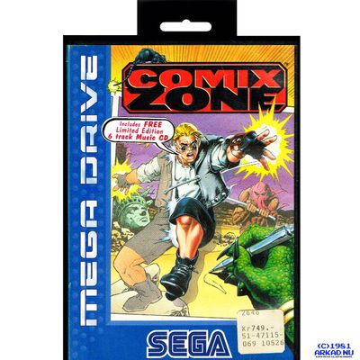 COMIX ZONE MEGADRIVE