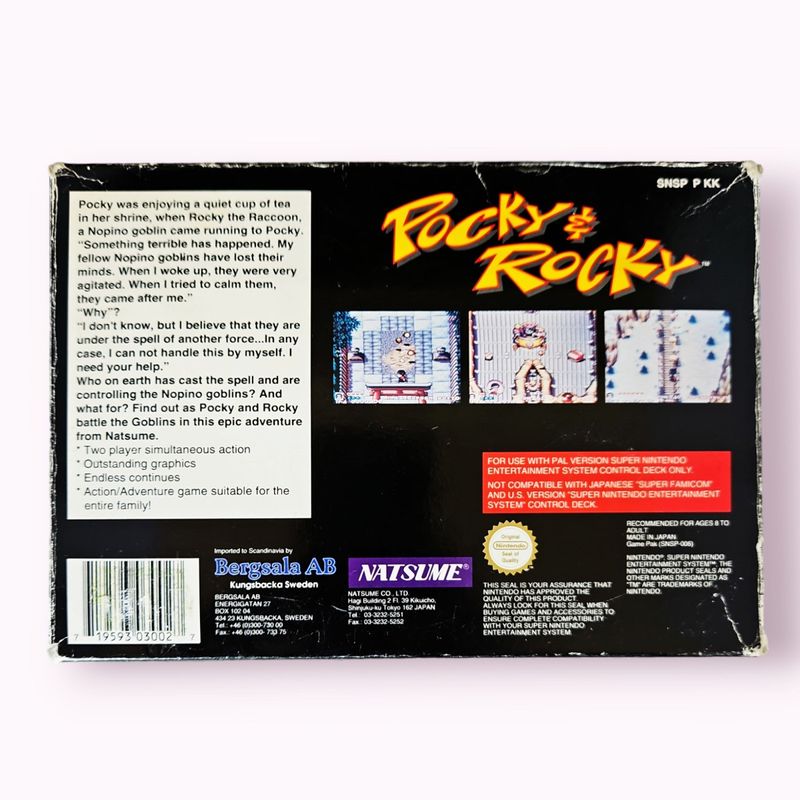 POCKY & ROCKY SNES SCN