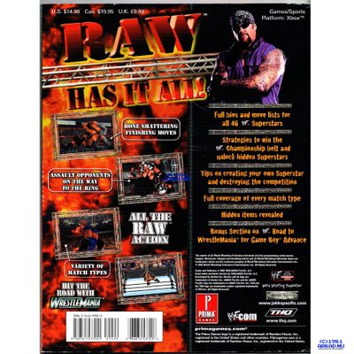 WWF RAW PRIMAS OFFICIAL STRATEGY GUIDE