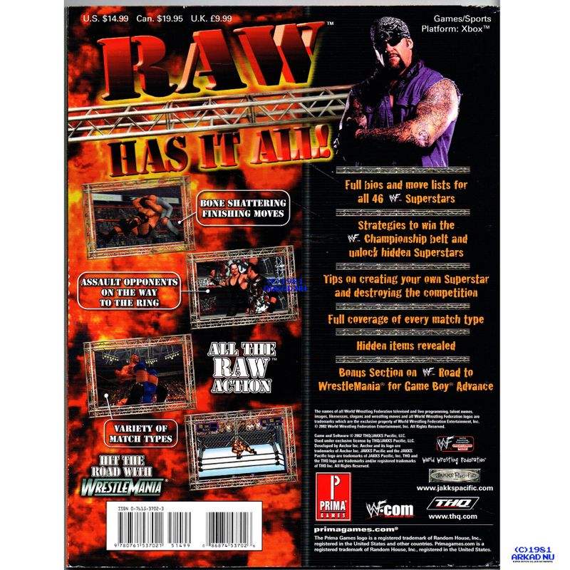 WWF RAW PRIMAS OFFICIAL STRATEGY GUIDE
