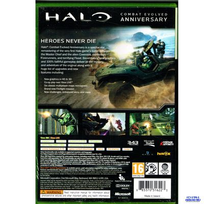 HALO COMBAT EVOLVED ANNIVERSARY XBOX 360