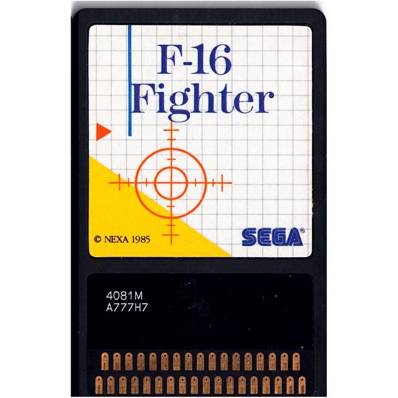 F-16 FIGHTER SEGA CARD MASTERSYSTEM