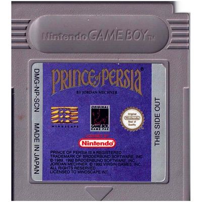 PRINCE OF PERSIA GAMEBOY SCN