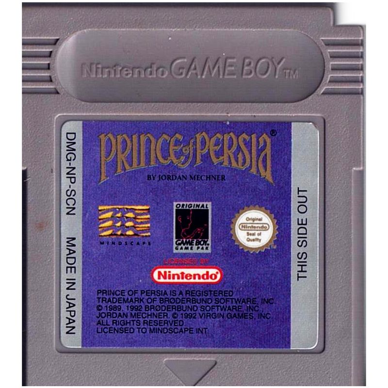 PRINCE OF PERSIA GAMEBOY SCN