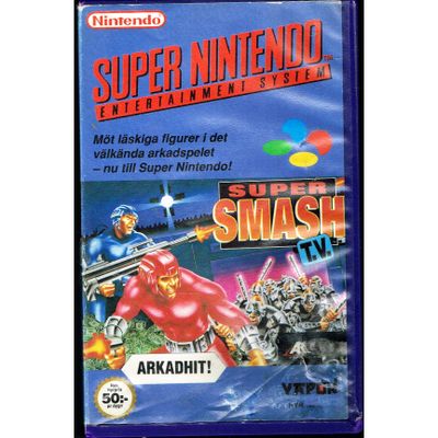 SUPER SMASH TV SNES SCN YAPON