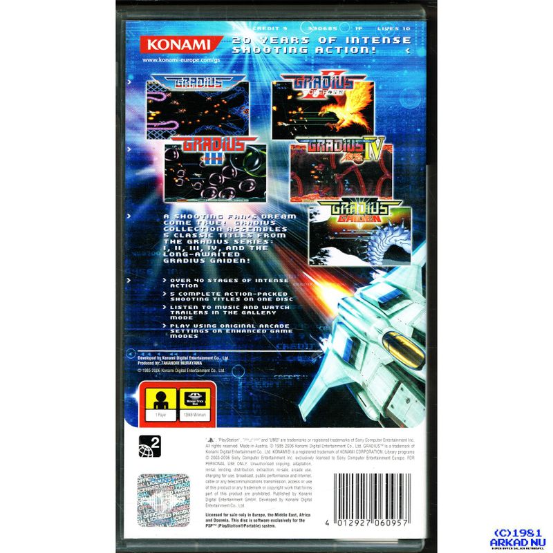 GRADIUS COLLECTION PSP