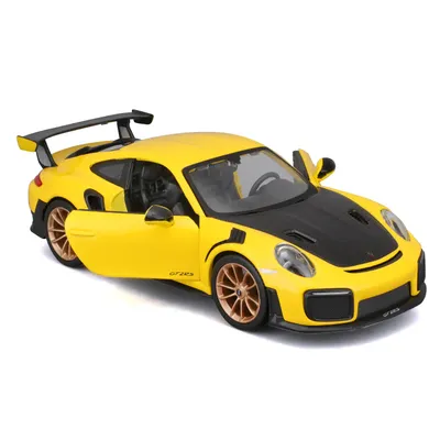Porsche 911 GT2 RS - Gul / Svart - Maisto - 1:24