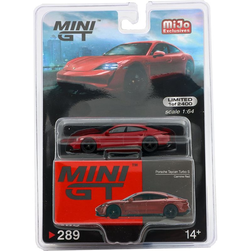 Porsche Taycan Turbo S - Carmine Red - 289 - Mini GT - 1:64