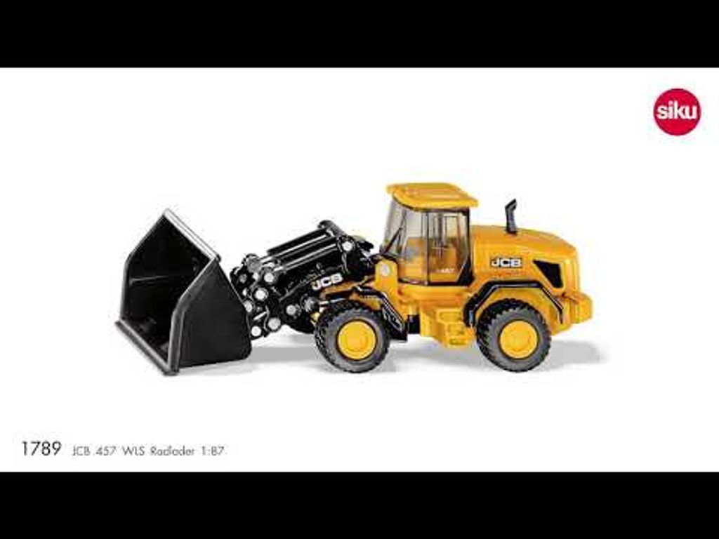 JCB 457 WLS - Hjullastare - 1789 - Siku - 1:87