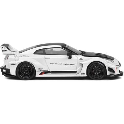 Nissan GT-R (R35) - LibertyWalk - Vit - Solido - 1:43