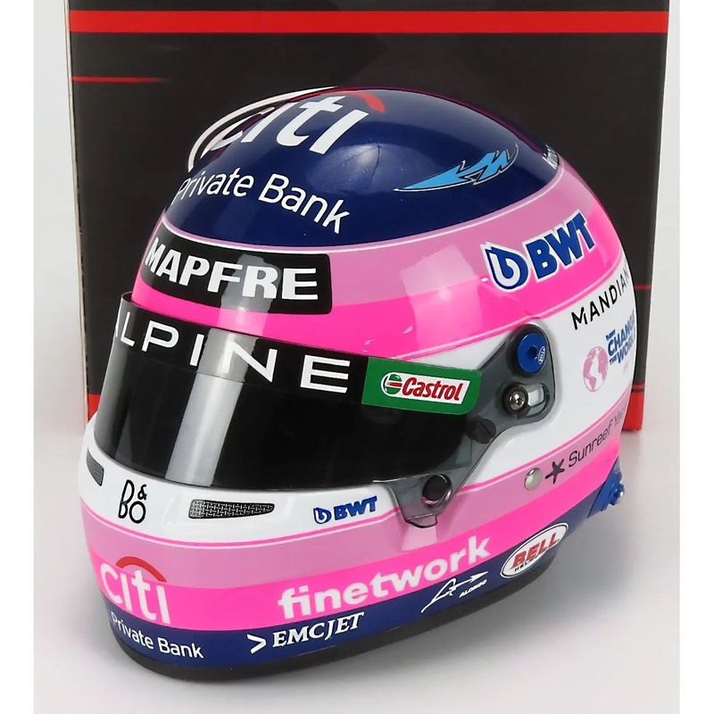 Hjälm - Fernando Alonso - Alpine - 2022 - Bell Helmets - 1:2