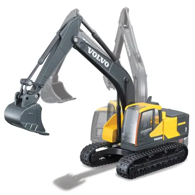 Grävmaskin - Volvo EC220E - Bburago - 18 cm