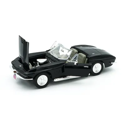 1967 Corvette - Chevrolet - Svart - Motormax - 1:24