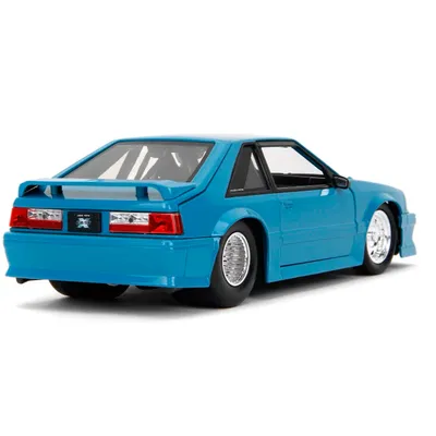 1989 Ford Mustang GT - Blå - Fast & Furious - Jada - 1:24