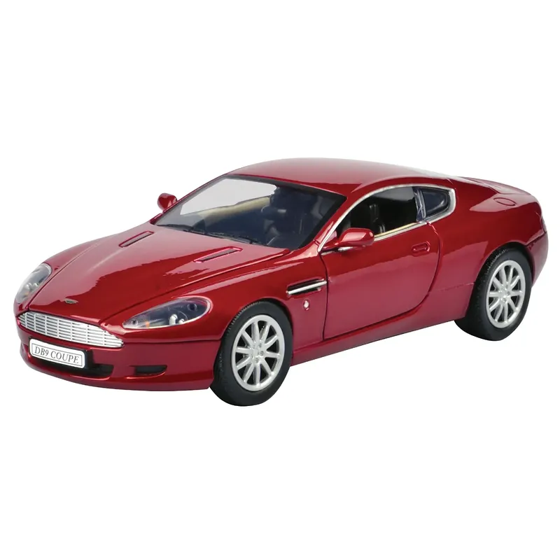 Aston Martin DB9 Coupe - Mörkröd - Motormax - 1:24