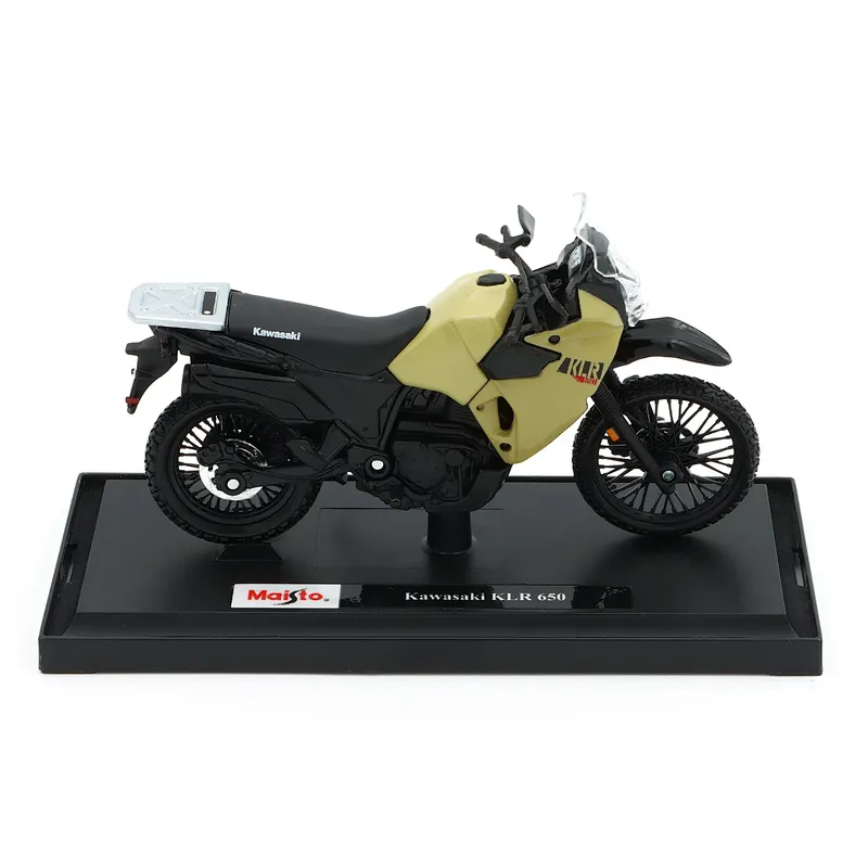 Kawasaki KLR 650 - Motorcykel - Maisto - 13 cm