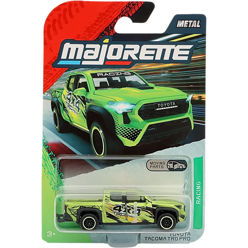 Toyota Tacoma TRD Pro - Grön - Racing Premium Cars - Majorette - 7 cm