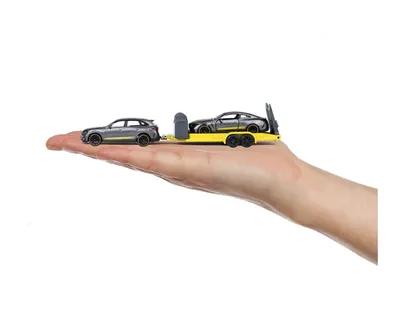 Mercedes-AMG GLC 63 S og Mercedes-AMG CLE 53 - Mercedes-AMG Deluxe Trailer - Majorette