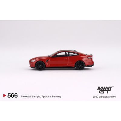 BMW M4 Competition - Toronto Red - 566 - Mini GT - 1:64