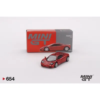 McLaren F1 - Röd - 654 - Mini GT - 1:64