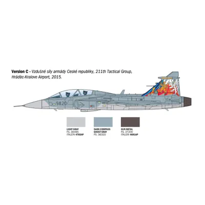 JAS-39D Gripen Twin Seater - Byggsats 91216 - Italeri - 1:72