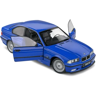 BMW E36 M3 Coupé - Blå - 1996 - Solido - 1:18