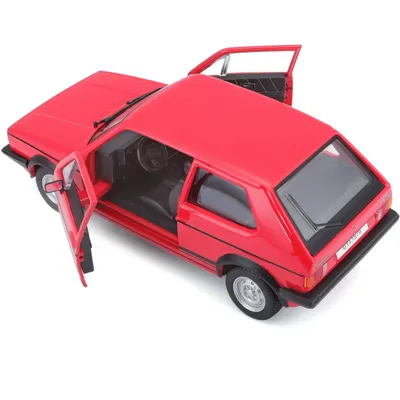Volkswagen Golf Mk1 GTI - 1979 - Röd - Bburago - 1:24