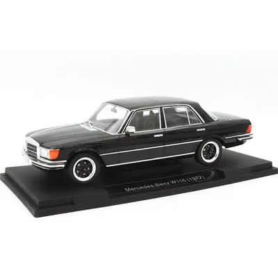 Mercedes-Benz S-Class (W116) - 1972 - Svart - Modelcar Group - 1:18