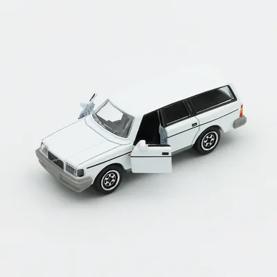 Volvo 240 GL Estate - Vit - Norrsken - Majorette - 7 cm