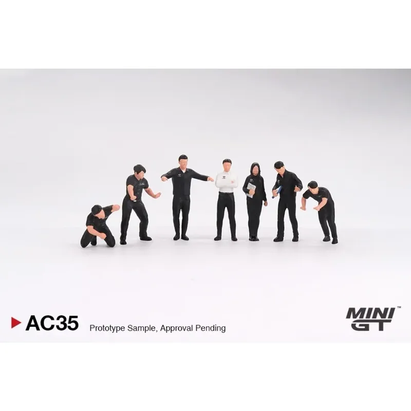 Figurer - NISMO Technician Team - AC35 - Mini GT - 1:64