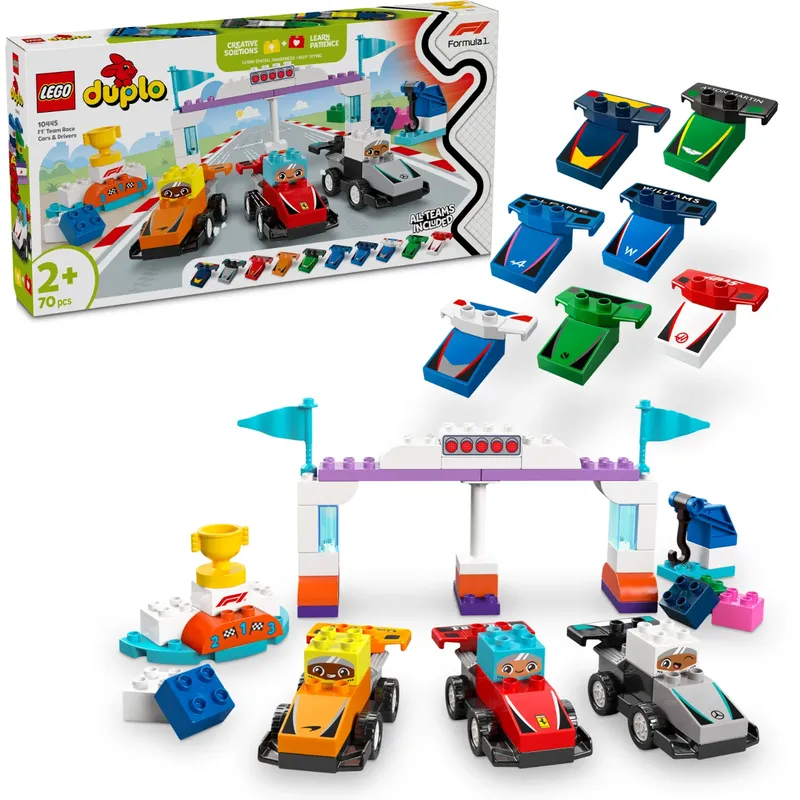 F1 Team Race Cars & Drivers - 10445 - DUPLO - LEGO