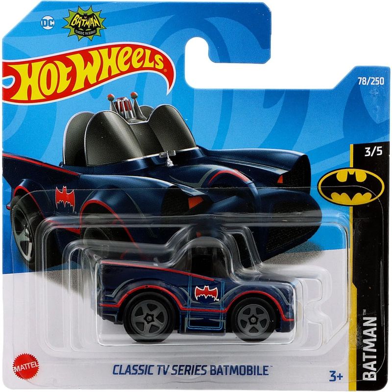 Classic TV Series Batmobile - Batman - Blå - Hot Wheels