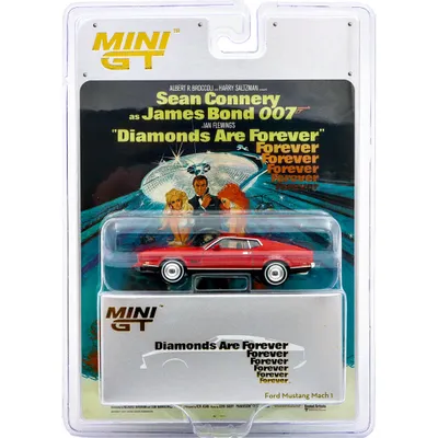 Ford Mustang Mach 1 - James Bond - Diamonds Are Forever - Mini GT - 1:64