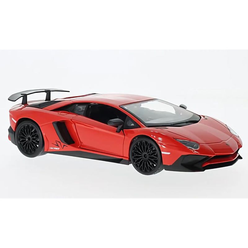 Lamborghini Aventador SV Coupé LP750-4 - Röd - Bburago 1:24