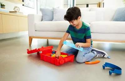 Fuel Can Stunt Box - Bilbana i bensindunk - Hot Wheels