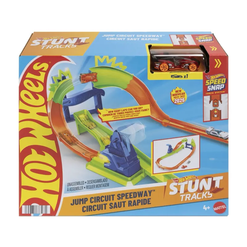 Stunt Track Jump Circuit Speedway - Bilbana - Hot Wheels