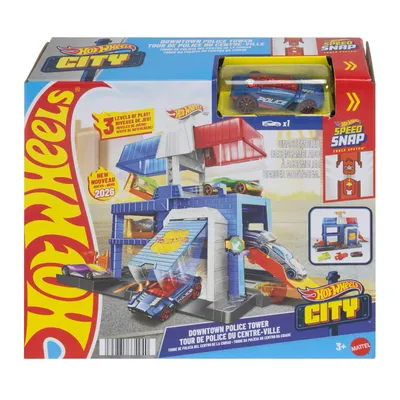 Downtown Police Tower - Polisstation - Hot Wheels