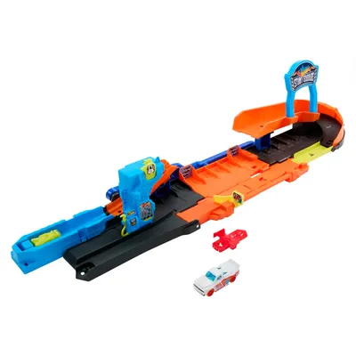 Transforming Stunt Garage - Bilbana - Hot Wheels