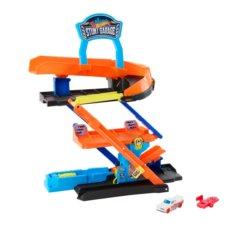 Transforming Stunt Garage - Bilbana - Hot Wheels