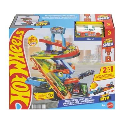 Transforming Stunt Garage - Bilbana - Hot Wheels