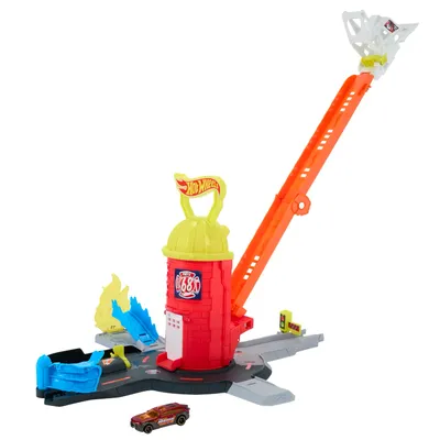 Super Fire Station Rescue - Brandstation - Hot Wheels